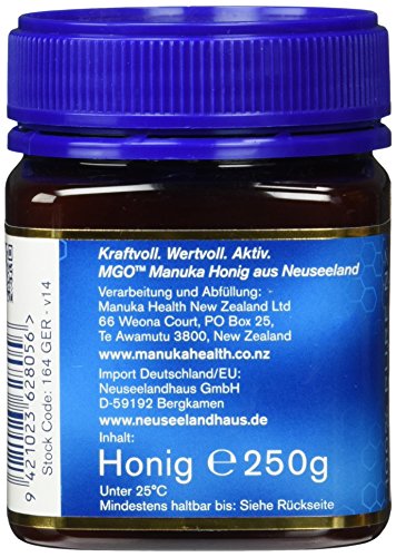 Manuka Health Aktiver - Honig MGO 250 plus - Original, 1er Pack (1 x 250 g) - 4